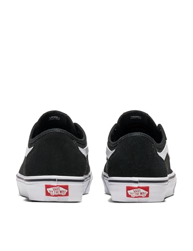 Vans Men's Filmore Decon Shoe | Low-Top Fashion Sneakers with Deconstructed Uppers, Black/White, 10