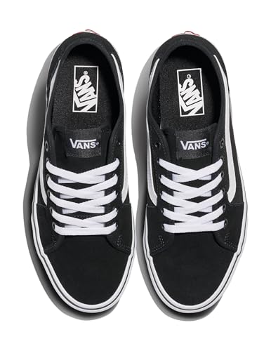 Vans Men's Filmore Decon Shoe | Low-Top Fashion Sneakers with Deconstructed Uppers, Black/White, 10